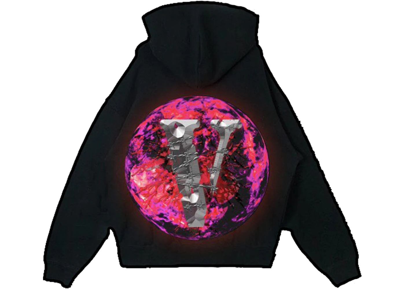 Vlone x Juice Wrld Domination Hoodie Black