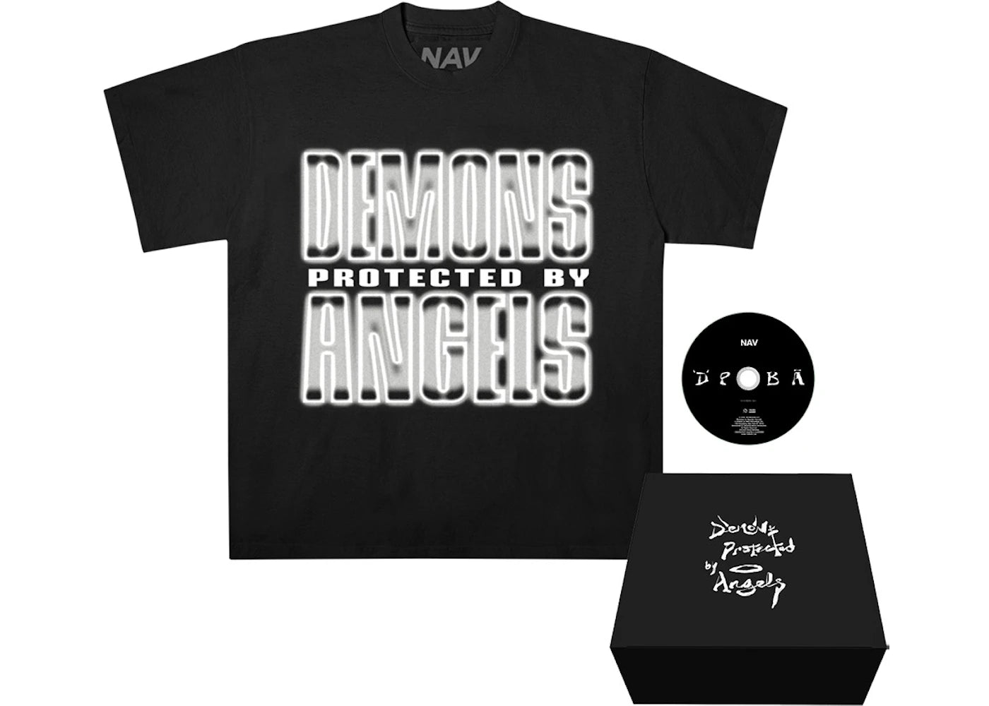 Vlone x Nav DPBA Box Set 003 XO T-shirt Black