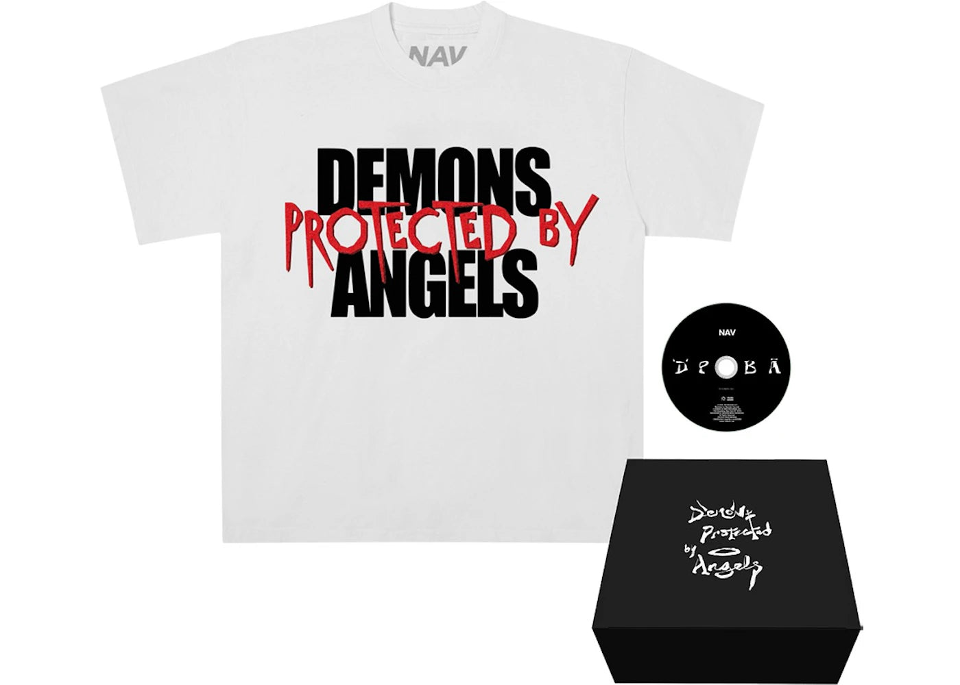 Vlone x Nav DPBA Box Set 004 Glow T-shirt White