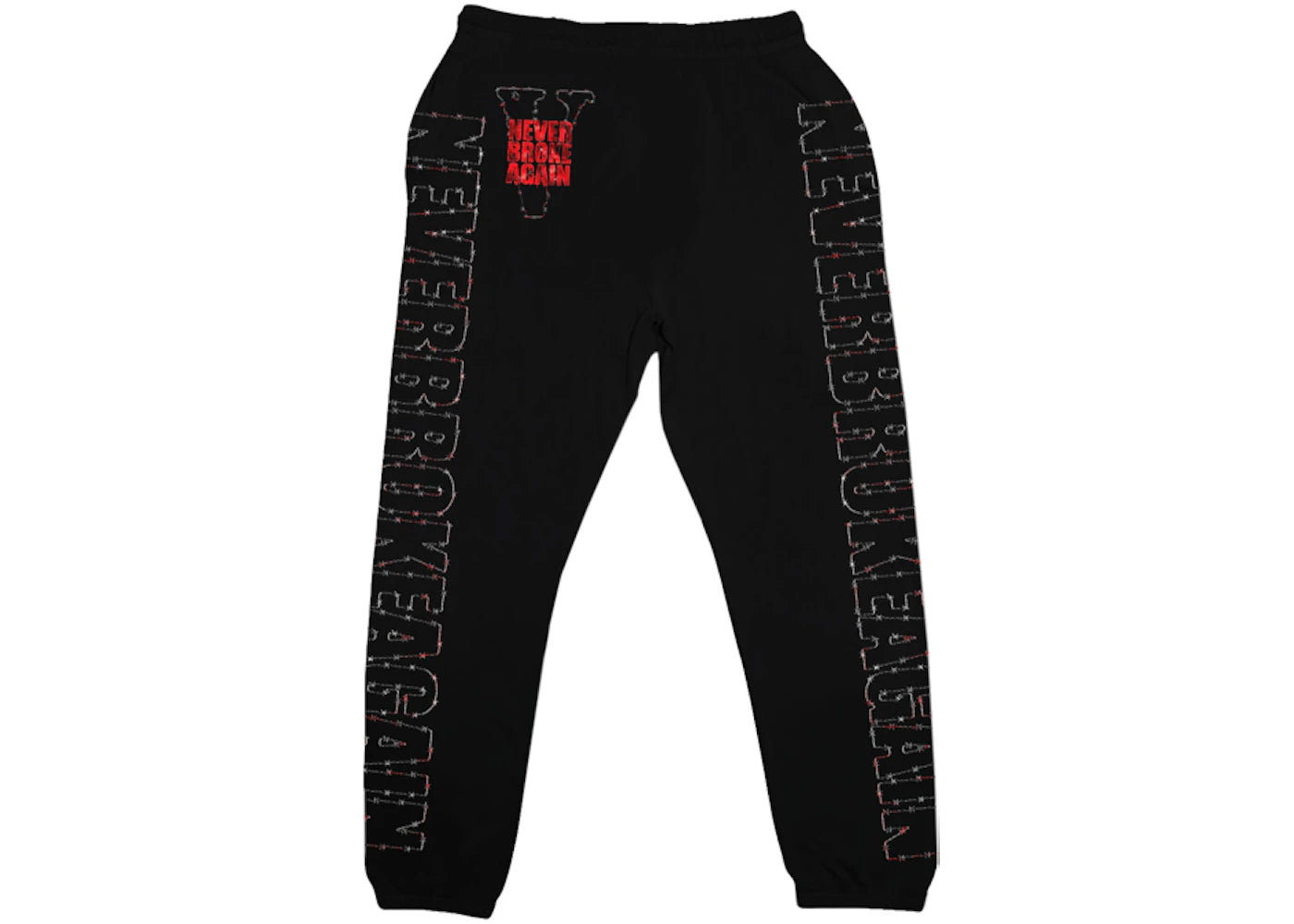 Vlone x Never Broke Again Haunted Sweatpants Black