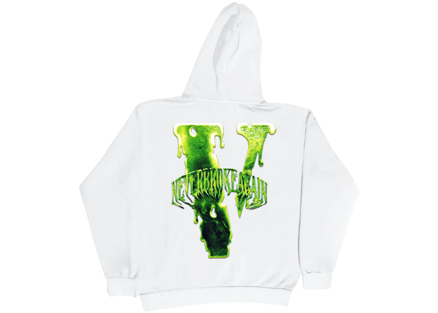 Vlone x Never Broke Again Slime Hoodie White