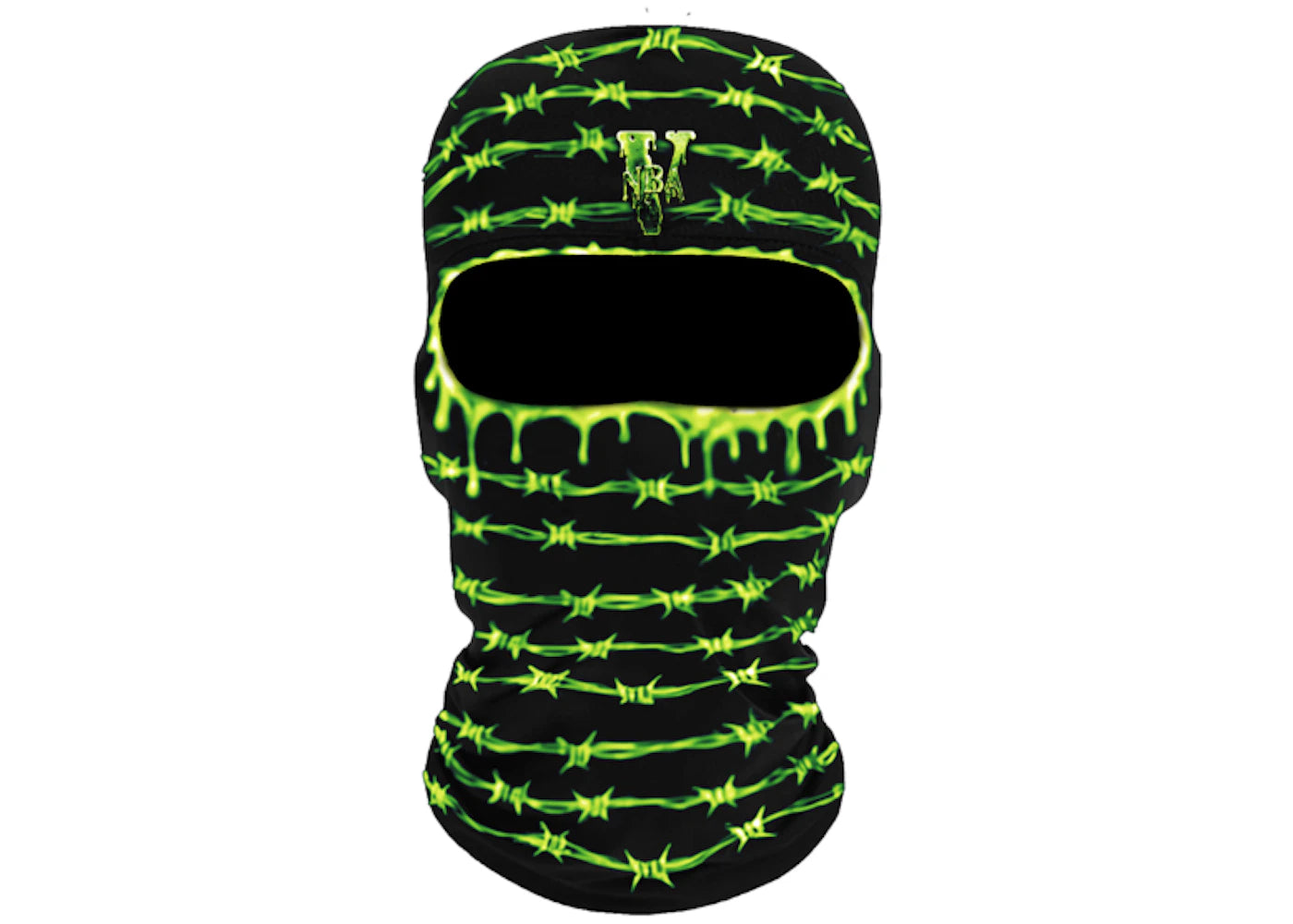 Vlone x Never Broke Again Slime Mask Black/Green