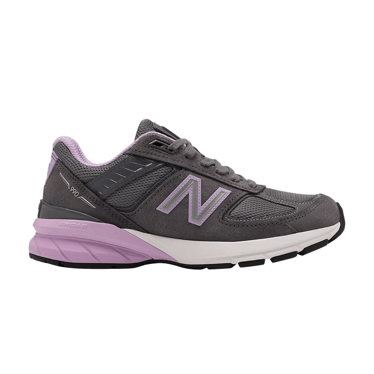 New Balance 990v5 MiUSA Lead Dark Violet Glow (Women's)