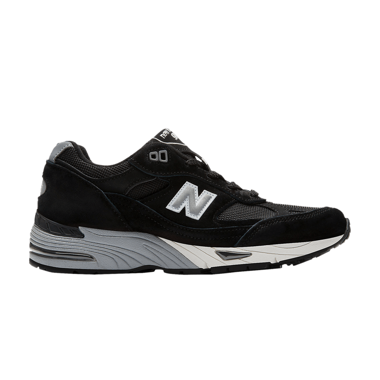 New Balance 991 MiUK Black Silver (Women's)