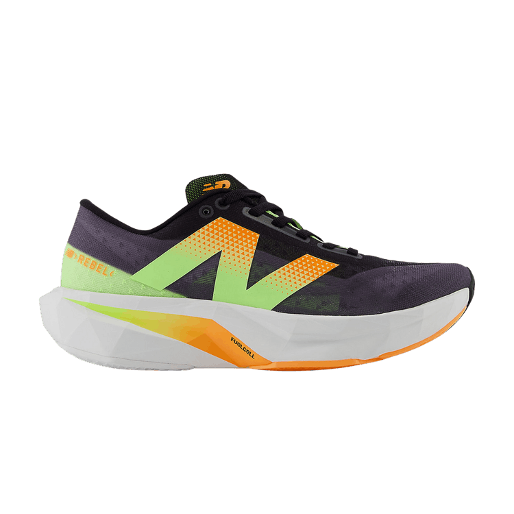 New Balance FuelCell Rebel v4 Black White Peach (Women's)