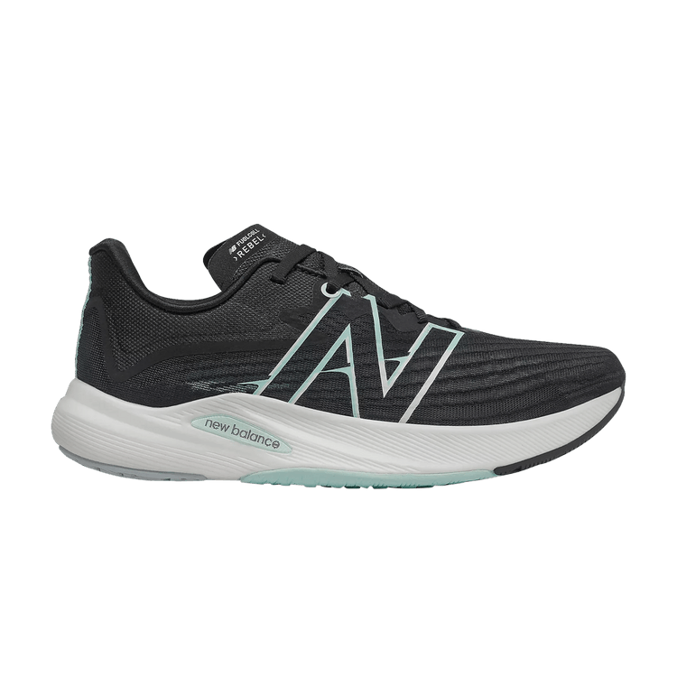 New Balance FuelCell Rebel v2 Black White Mint (Women's)