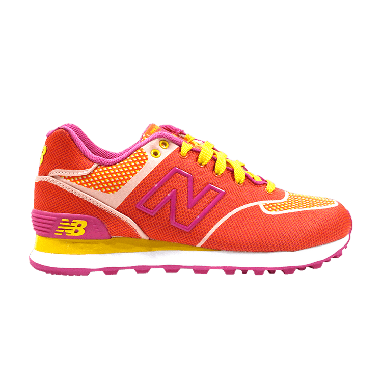 New Balance 574 Woven Orange Burst (Women's)