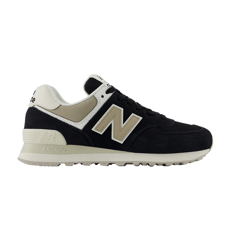 New Balance 574 Black Elephant Bone (Women's)