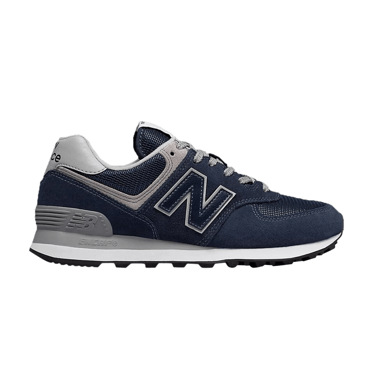 New Balance 574 Navy Grey White (Women's)