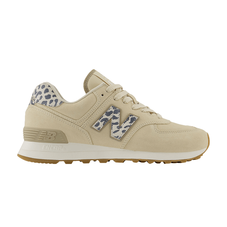 New Balance 574 Sea Salt Leopard (Women's)