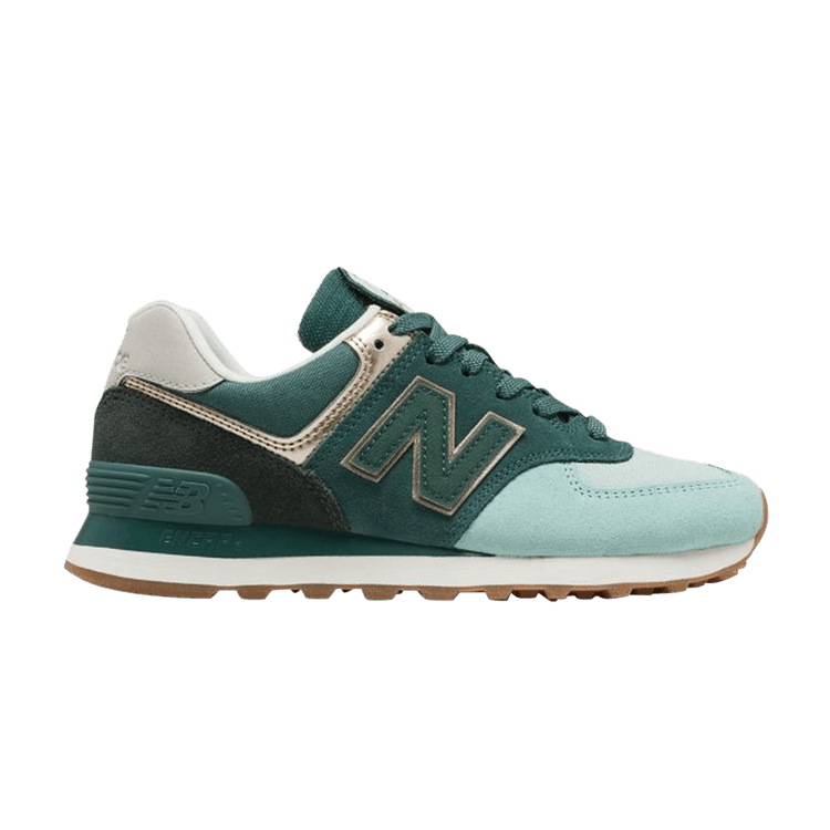 New Balance 574 Metallic Patch Agave (Women's)