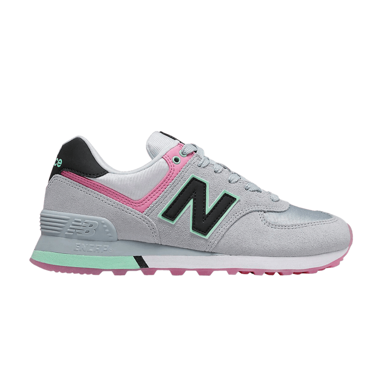 New Balance 574 Grey Pink Mint (Women's)