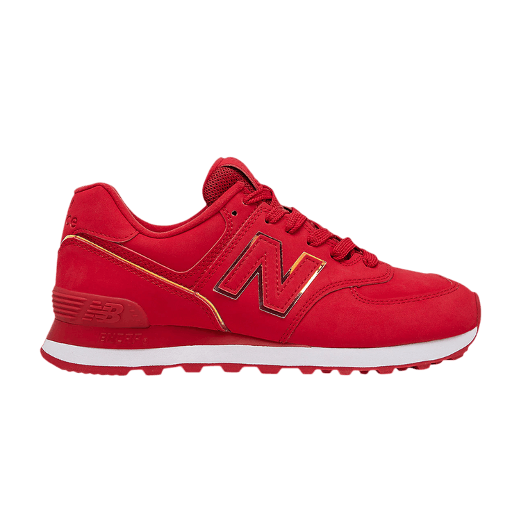 New Balance 574 Red Iridescent (Women's)