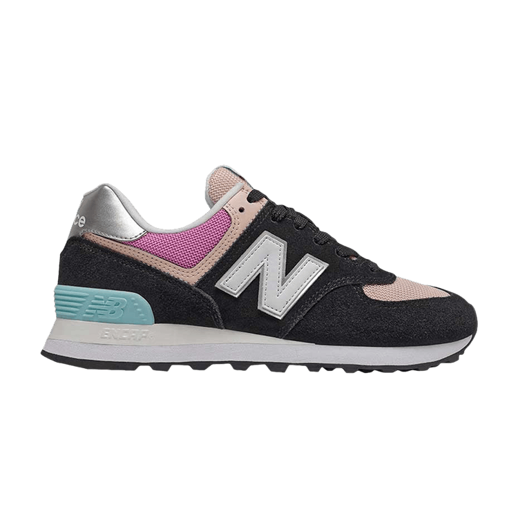 New Balance 574 Black Madder Rose (Women's)