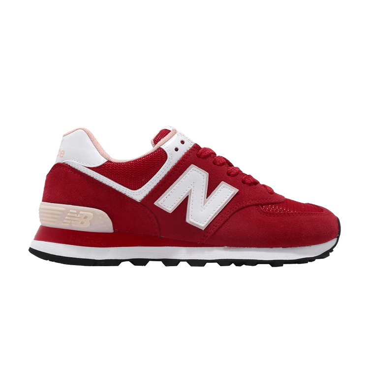 New Balance 574 Red White (Women's)