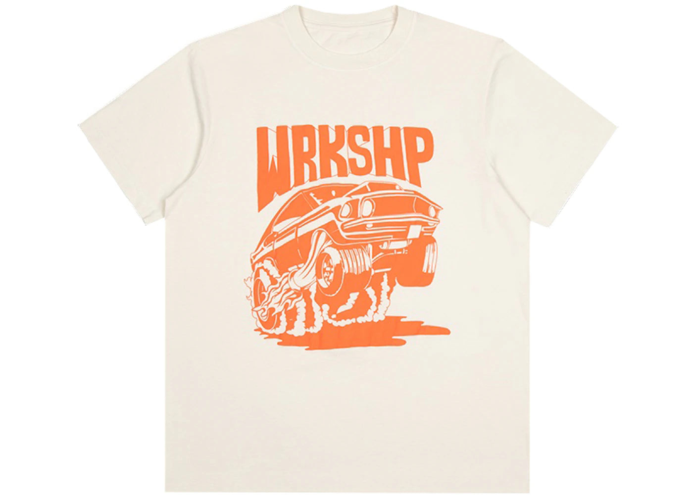 WRKSHP Logo Tee Cream