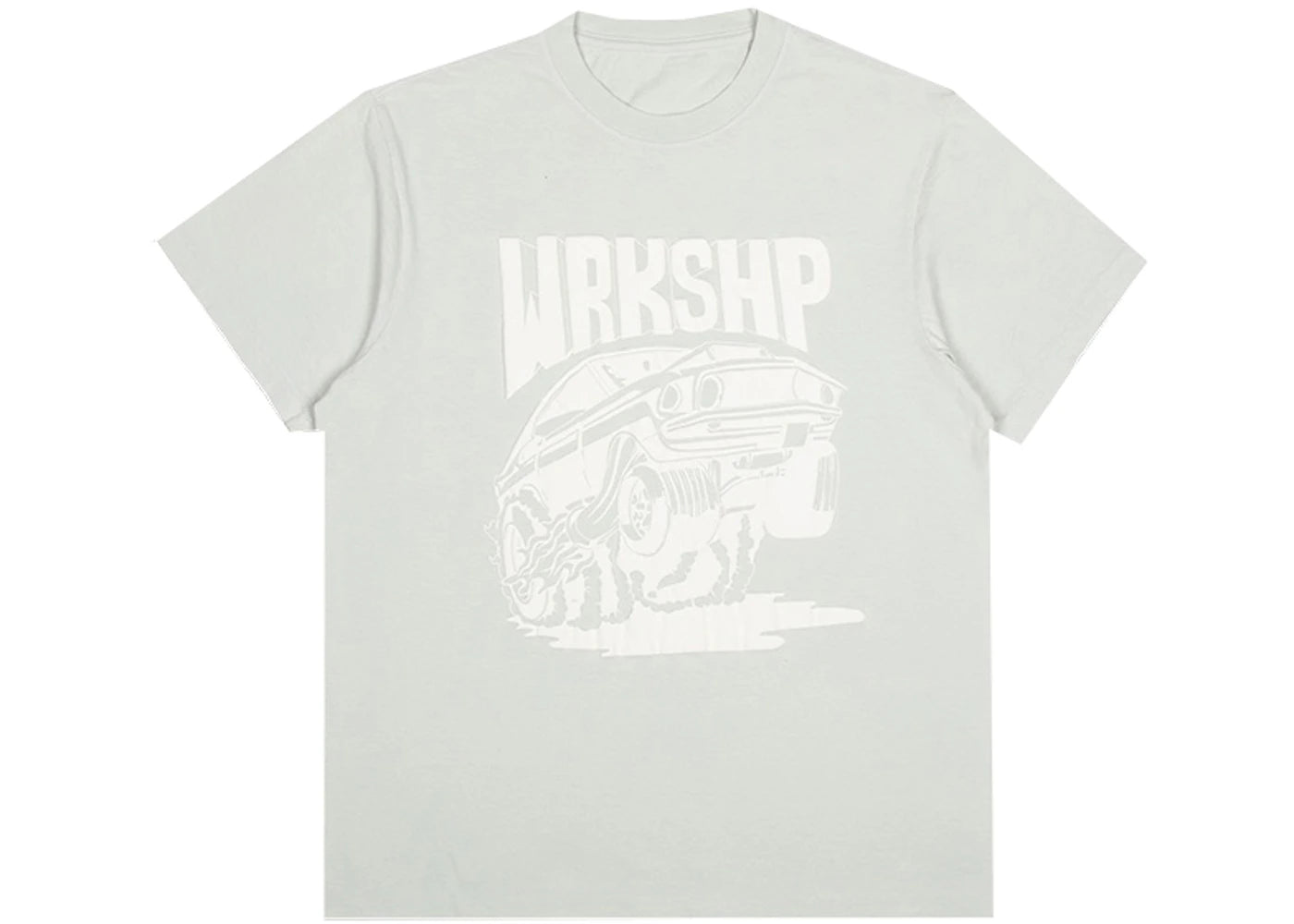 WRKSHP Logo Tee Soft Grey