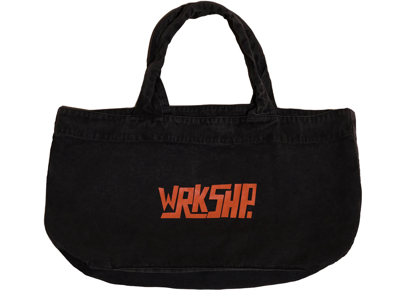 WRKSHP Logo Tote Black Vintage
