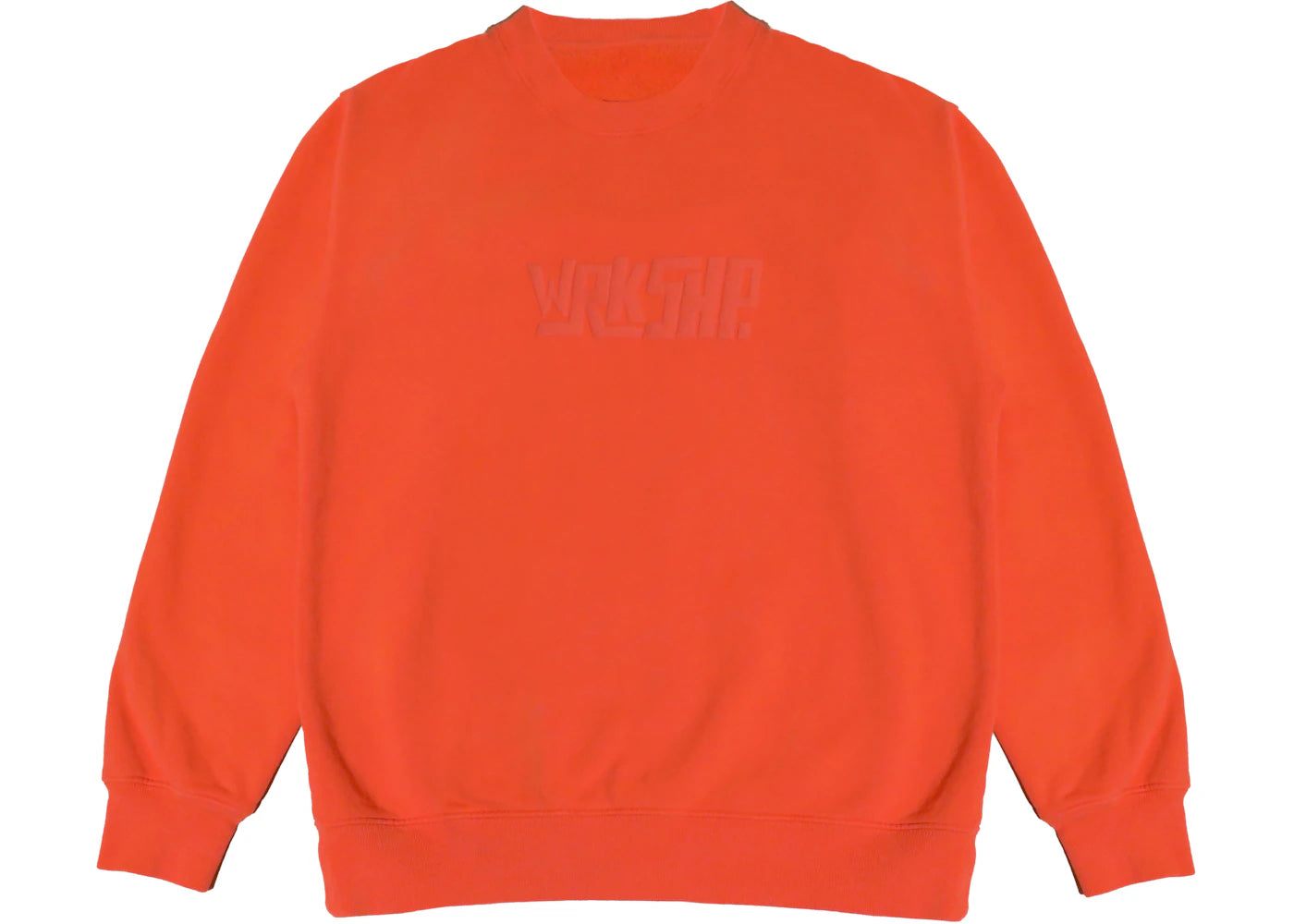 WRKSHP Uniform Crewneck Sweatshirt Safety Orange
