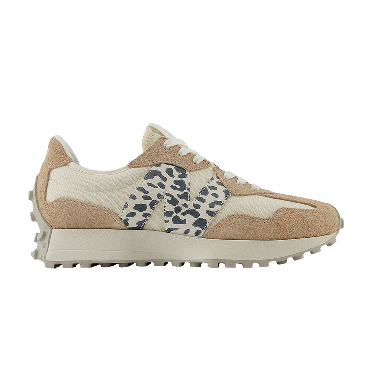 New Balance 327 Flat Taupe Linen Leopard (Women's)