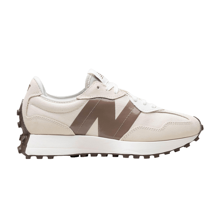 New Balance 327 White Beige Light Brown (Women's)