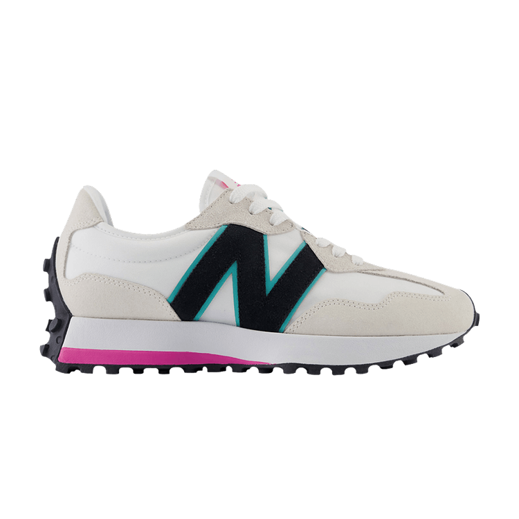 New Balance 327 White Grey Black Light Pink (Women's)