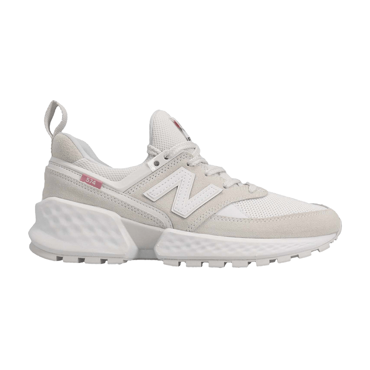 New Balance 574 White Pink Tab (Women's)