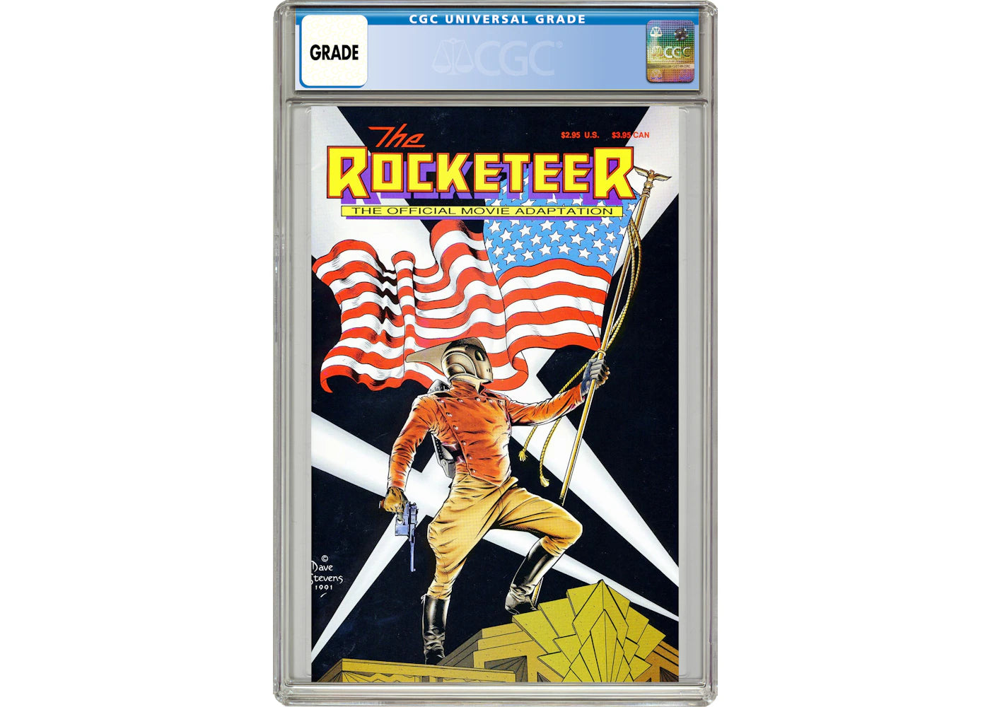 Walt Disney Productions Rocketeer Official Movie Adaptation Comic (1991) #1 Comic Book CGC Graded
