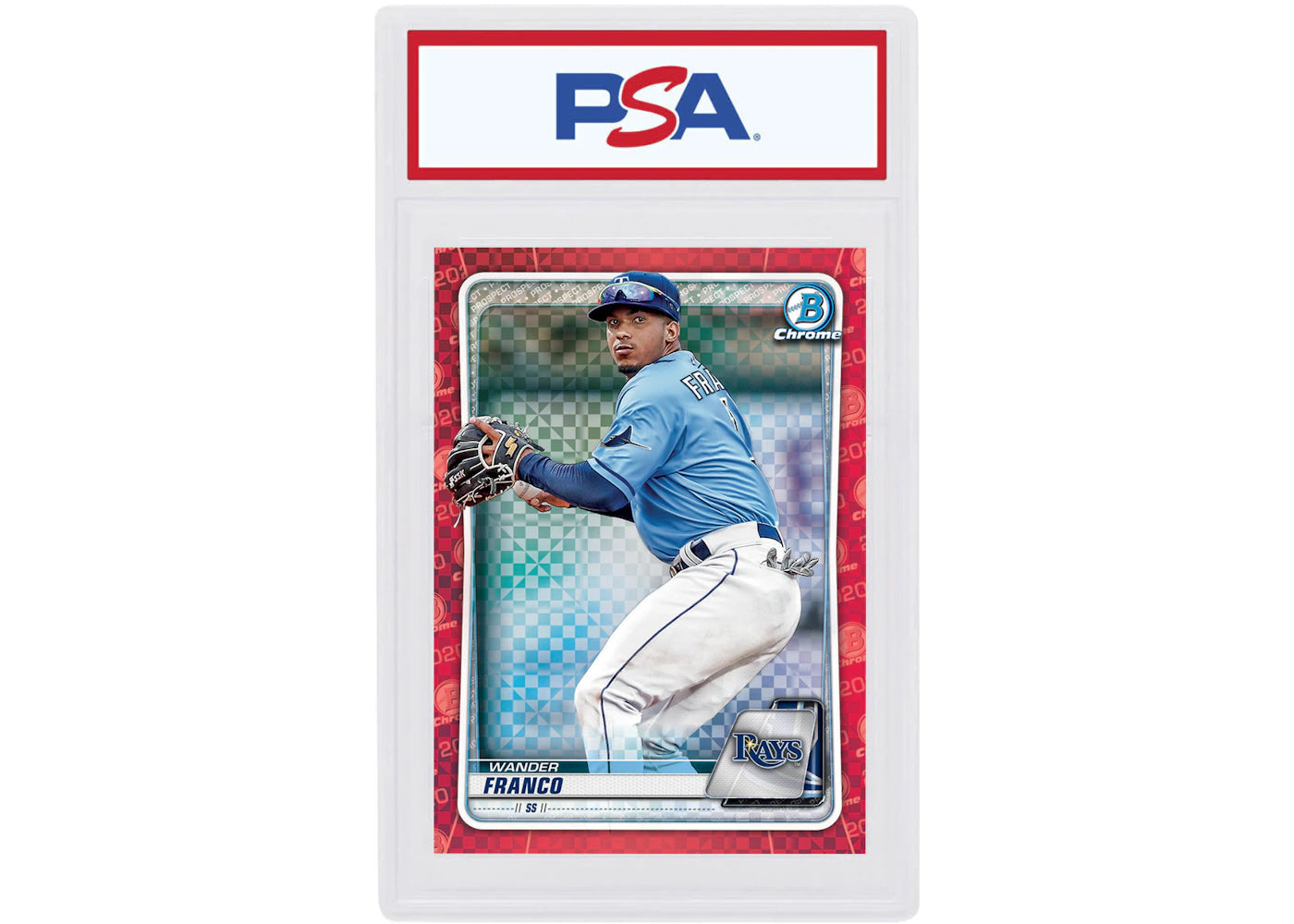 Wander Franco 2020 Bowman Chrome X Red X-Fractor 1/1 #BCP-163 (PSA or BGS Graded)