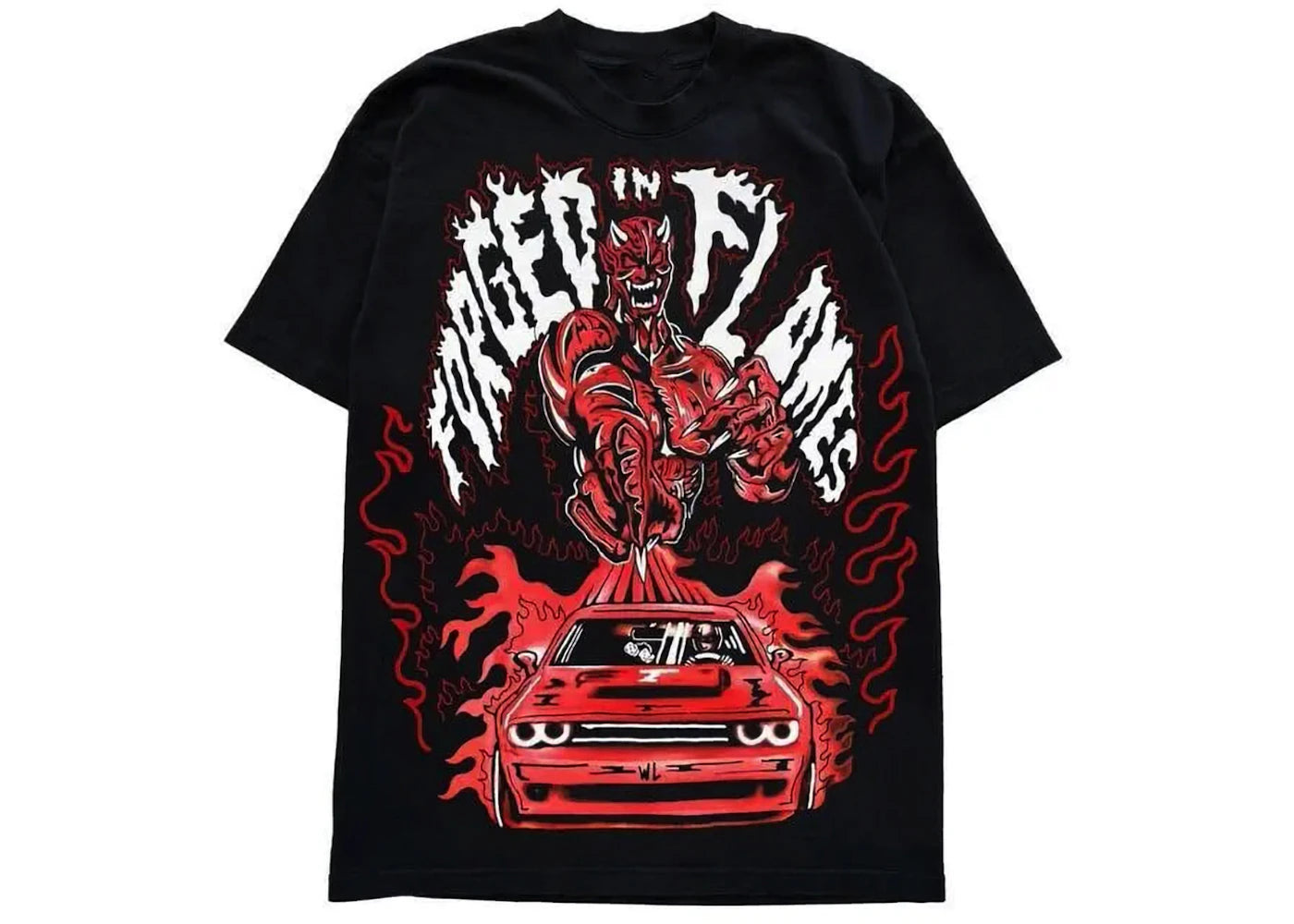 Warren Lotas Dodge Forged In The Flames Tee Black