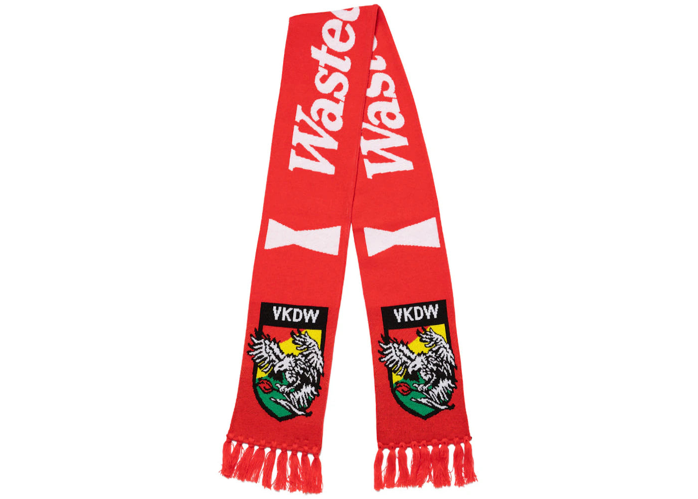 Wasted Youth Football Scarf Red