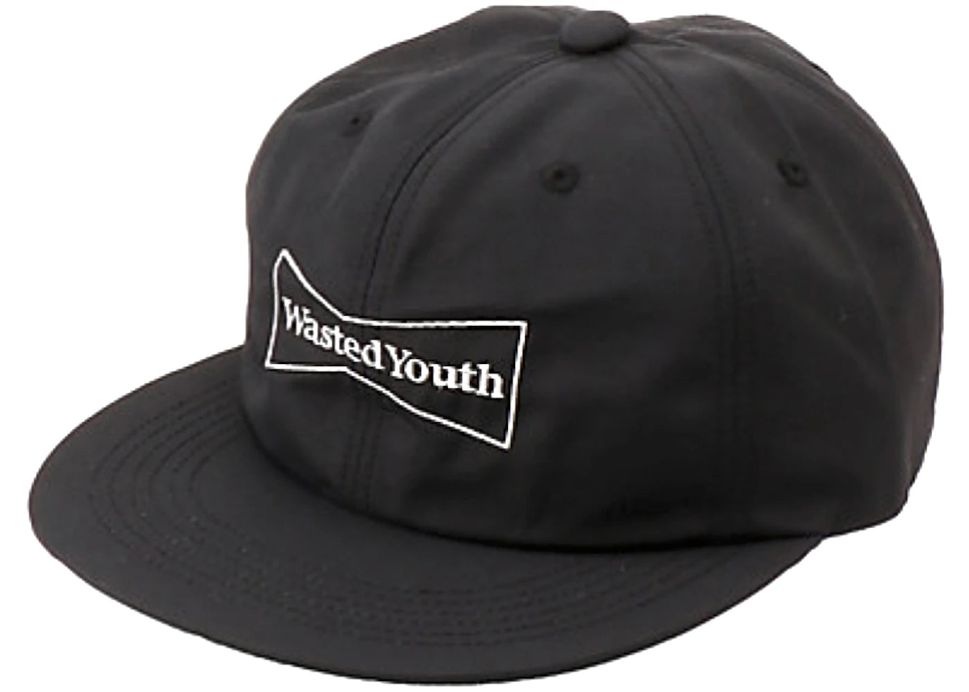 Wasted Youth Logo Cap Black