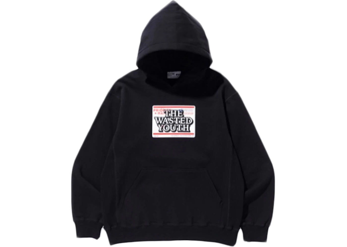 Wasted Youth Priority Mail Hoodie Black