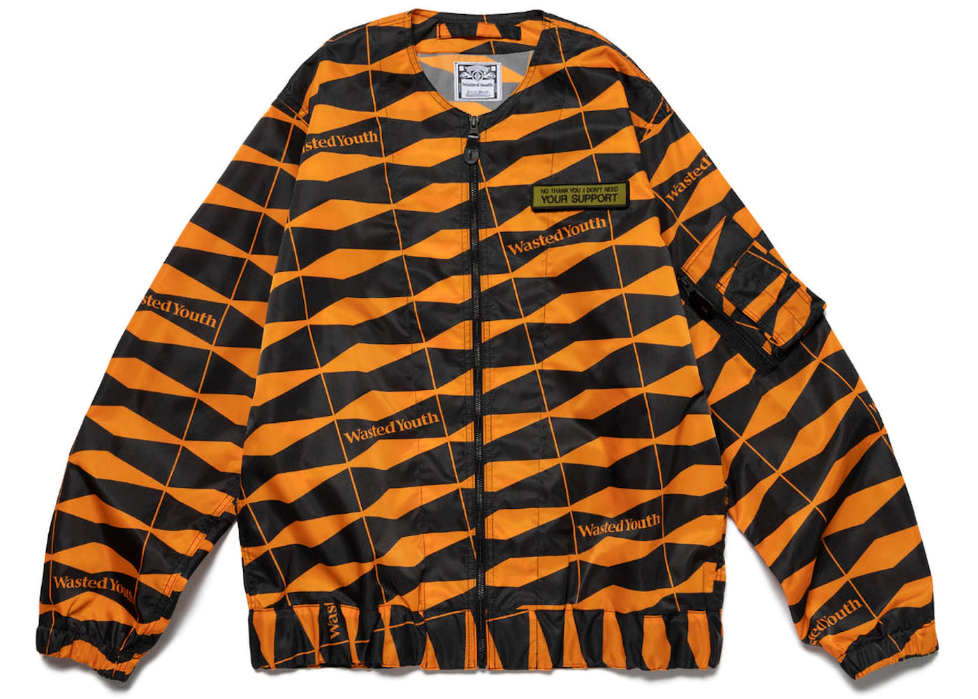 Wasted Youth Ribbon Jacket Orange