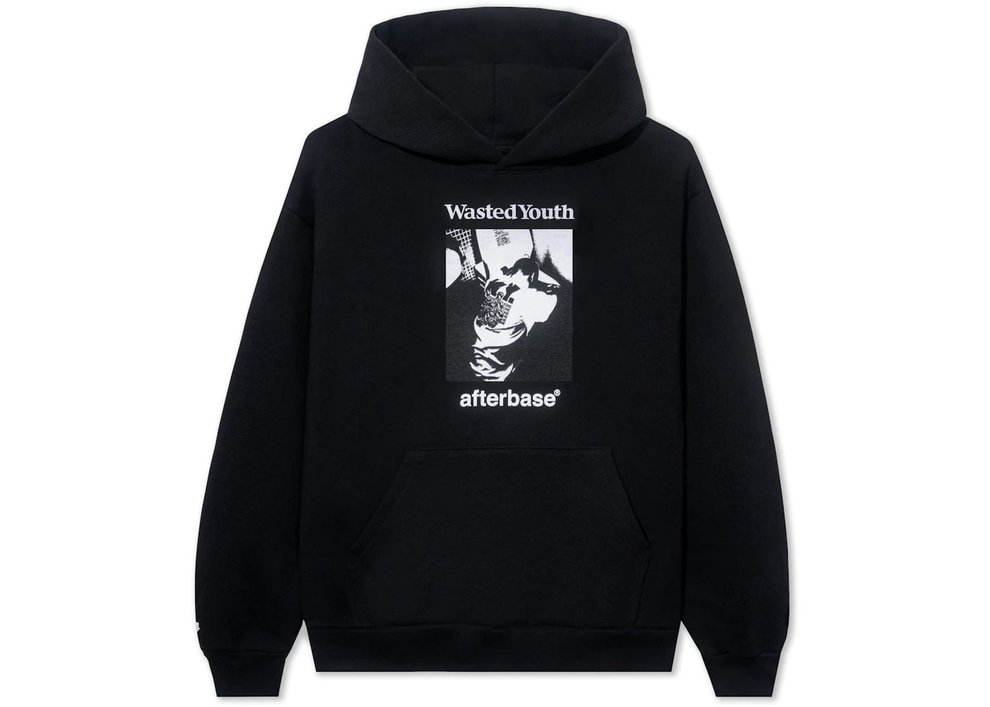 Wasted Youth x Afterbase Drunk Hoodie Black