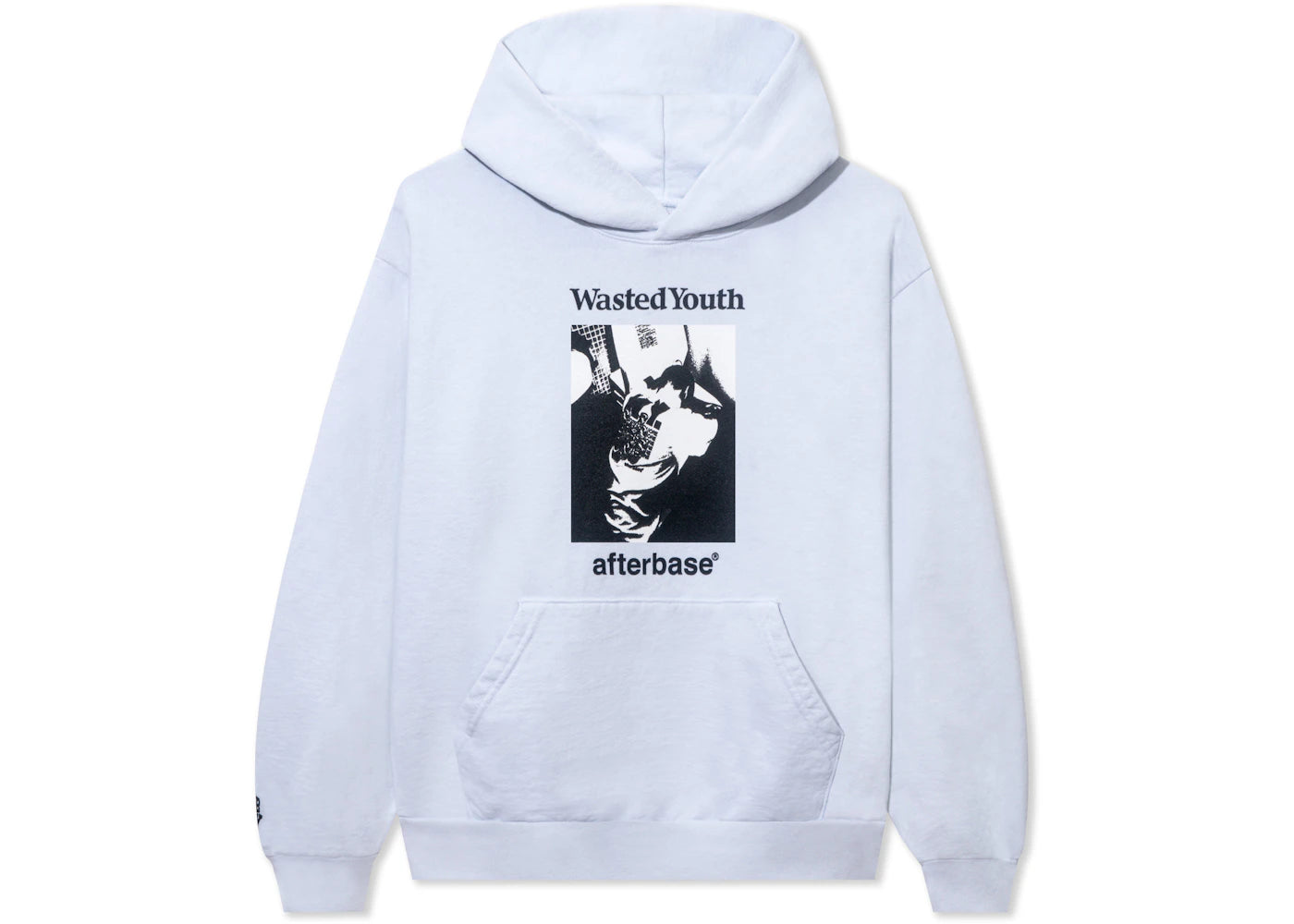 Wasted Youth x Afterbase Drunk Hoodie Light Blue