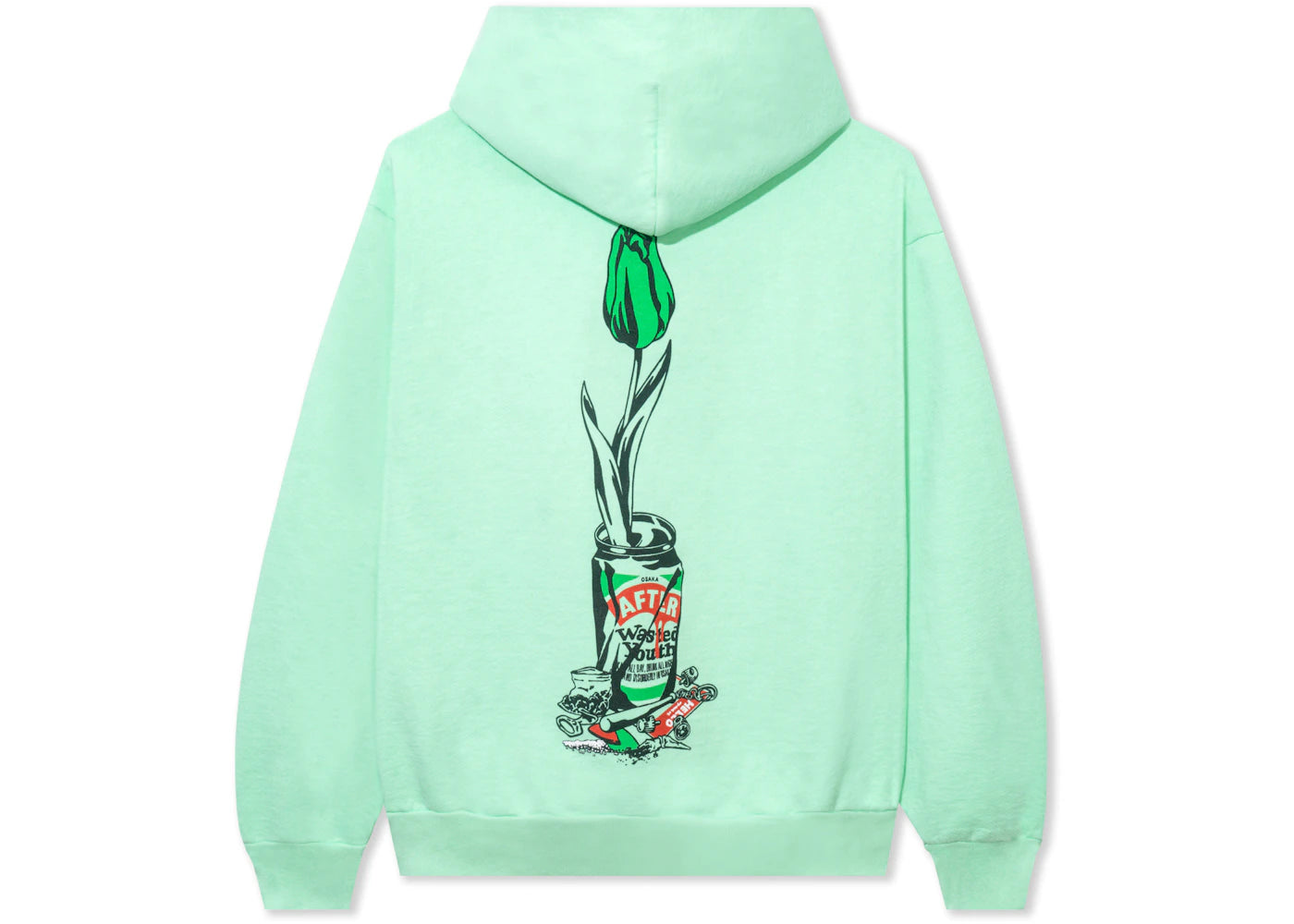 Wasted Youth x Afterbase Hoodie Green