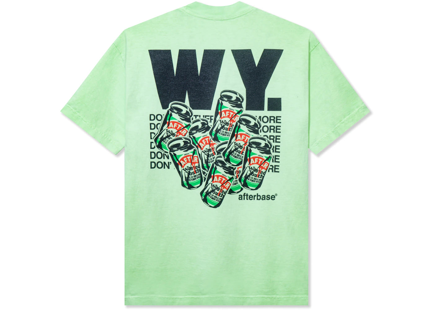 Wasted Youth x Afterbase S/S Tee Lime Green