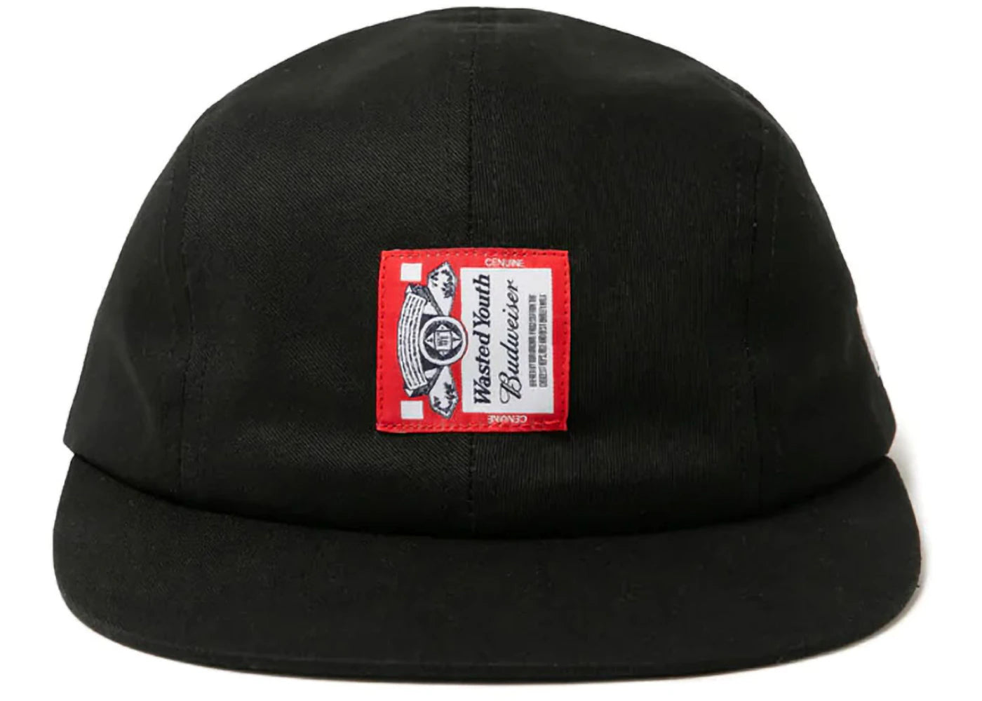 Wasted Youth x Budweiser 4 Panel Cap Black