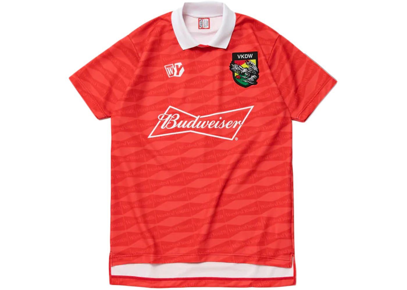 Wasted Youth x Budweiser Soccer Game Jersey Red