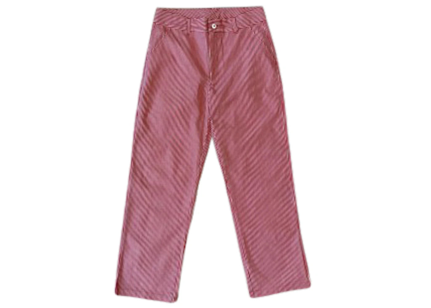 Whim Golf Ticking Stripe Dirt Pants Red