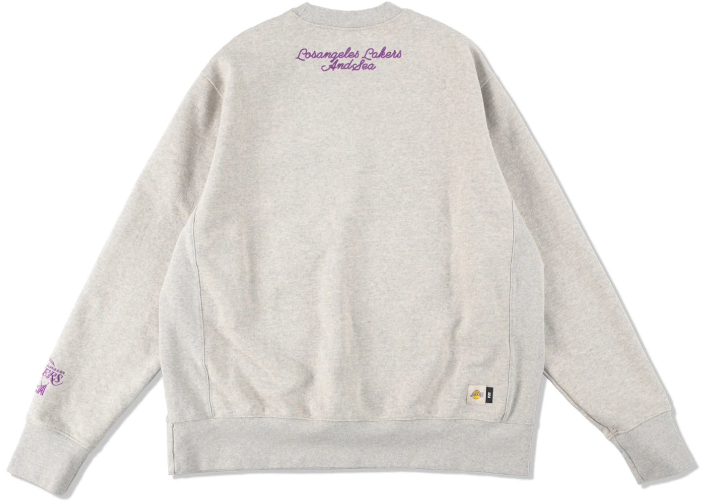 Wind and Sea NBA Crew Neck Sweatshirt Losangeles Lakers