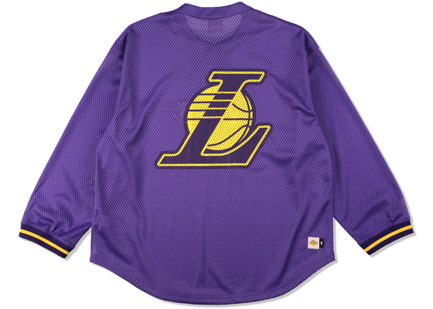 Wind and Sea NBA Mesh Long Sleeve Top Losangeles Lakers