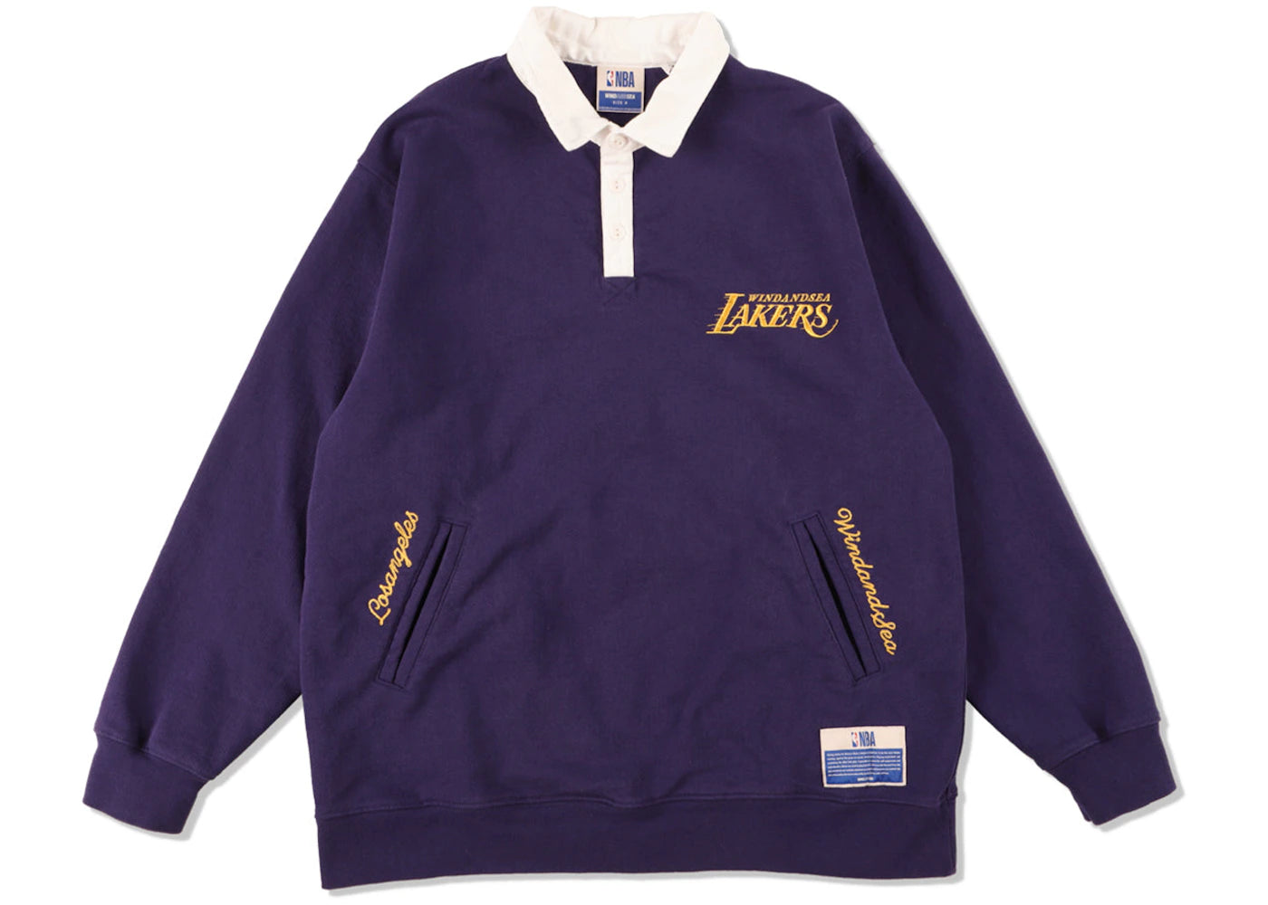 Wind and Sea NBA Polo Sweat Losangeles Lakers