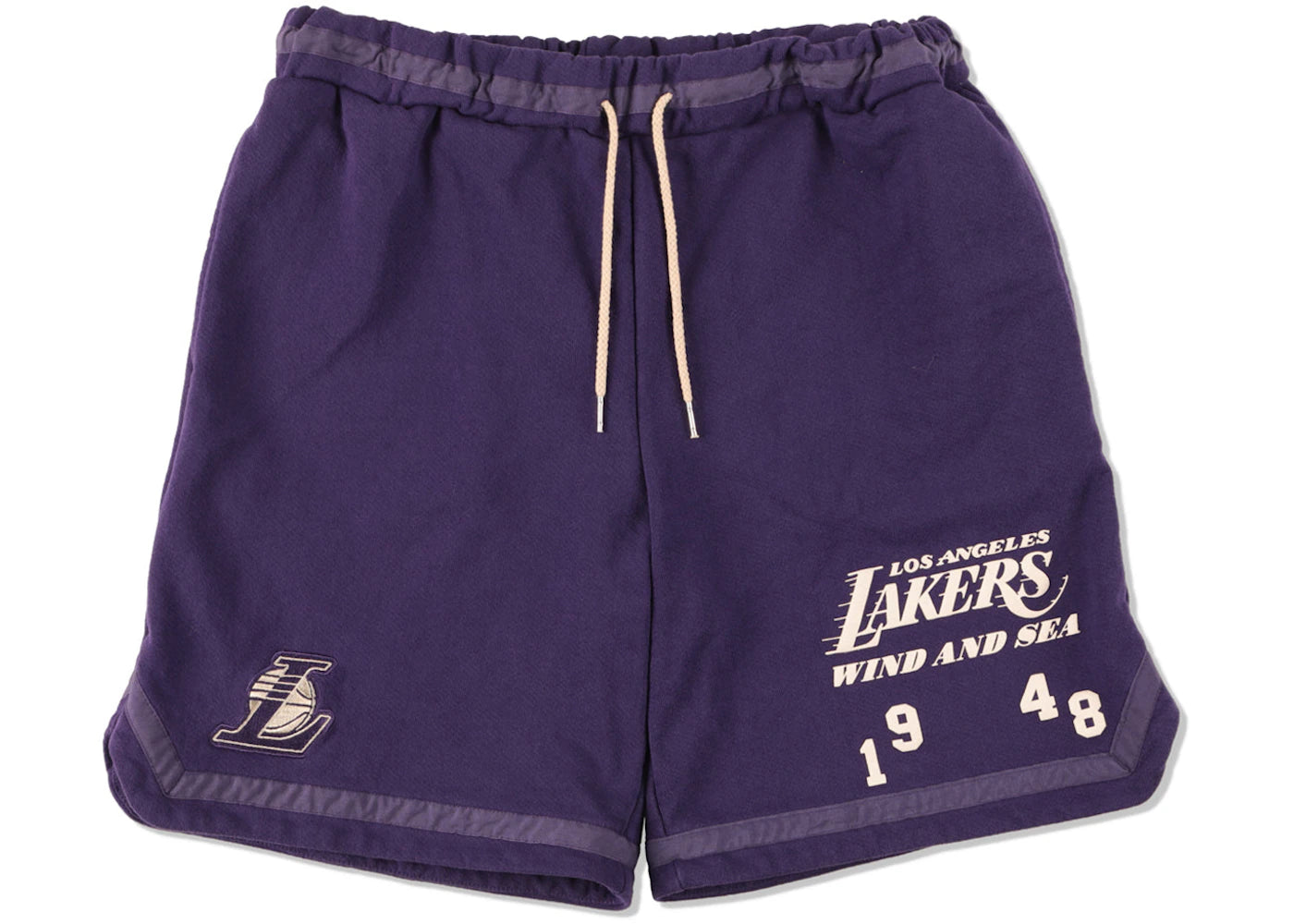 Wind and Sea NBA Sweat Shorts Losangeles Lakers