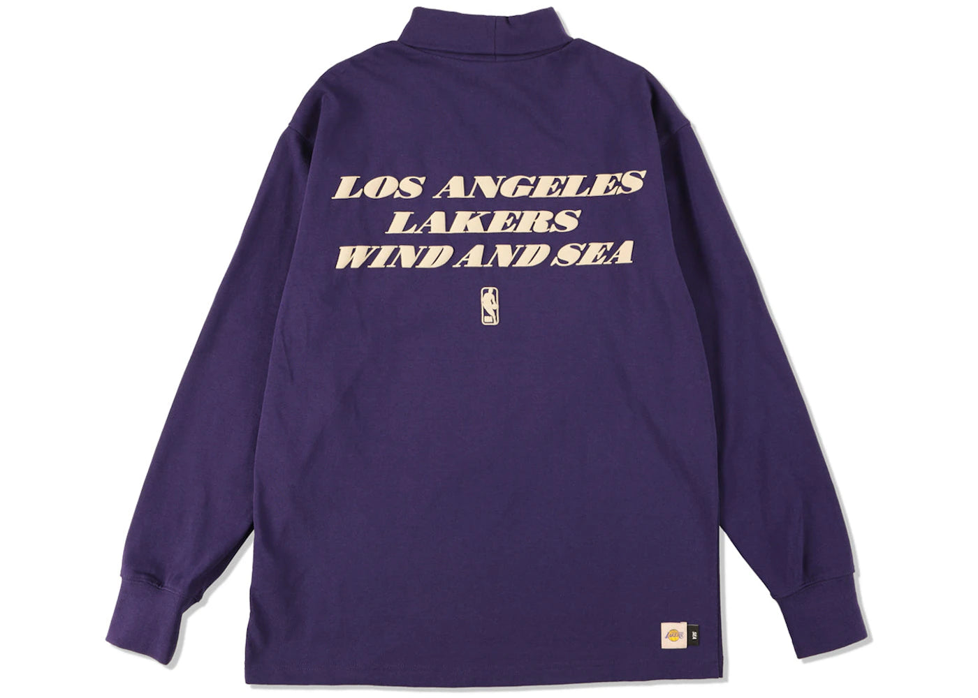 Wind and Sea NBA Turtle Neck L/S Tee Losangeles Lakers