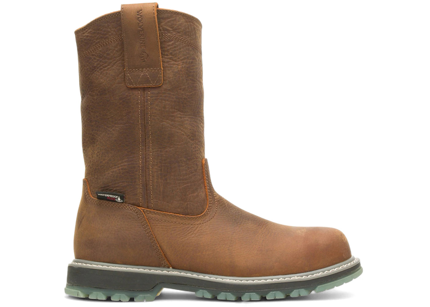 Wolverine Floorhand LX Wellington Steel Toe Boots Sudan Brown