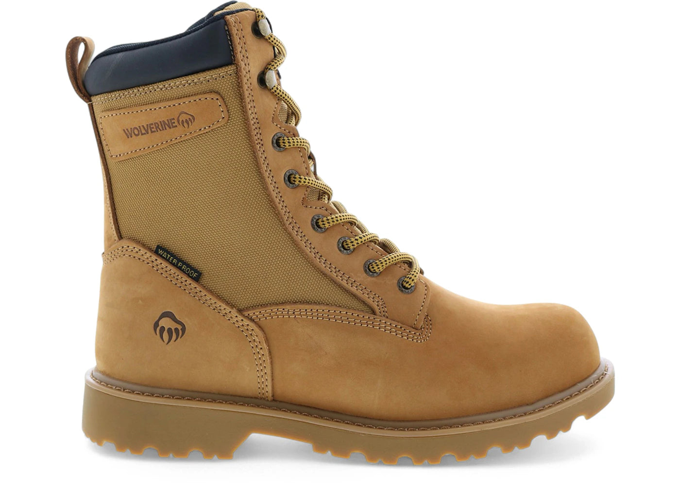 Wolverine Floorhand Waterproof Insulated Steel Toe 8" Boots Wheat