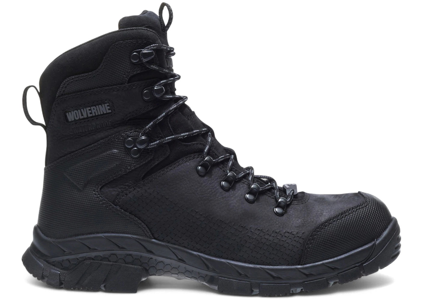 Wolverine Glacier Xtreme Waterproof Composite Toe Boots Black