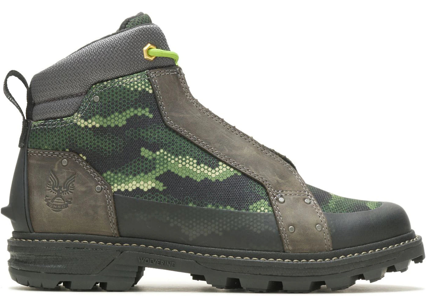 Wolverine Halo Spartan Boot Green Camo